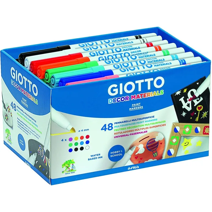 Giotto 5246 00 Decor Fasermaler, 18 x 11,5 x 10,5 cm