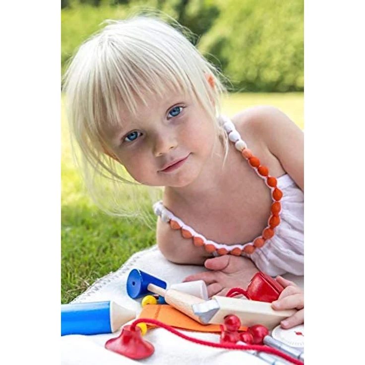 spielset Arztkoffer Junior 25 x 18 cm rot 8-teilig – Bild 5