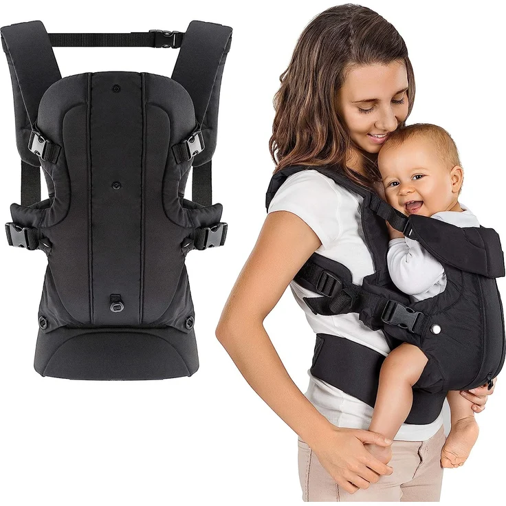 Fillikid - Ergonomische Babytrage/Kindertrage 4in1 - Bauchtrage, Rückentrage, variable Blickrichtung/mitwachsend, verstellbar - für Babys & Kleinkinder (3,5-15 kg) – Bild 1