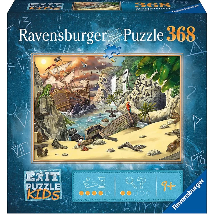 Ravensburger Puzzle 368 Teile Exit Kids Das Piratenabenteuer – Bild 1