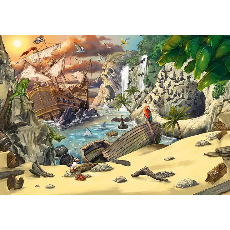 Ravensburger Puzzle 368 Teile Exit Kids Das Piratenabenteuer – Bild 5
