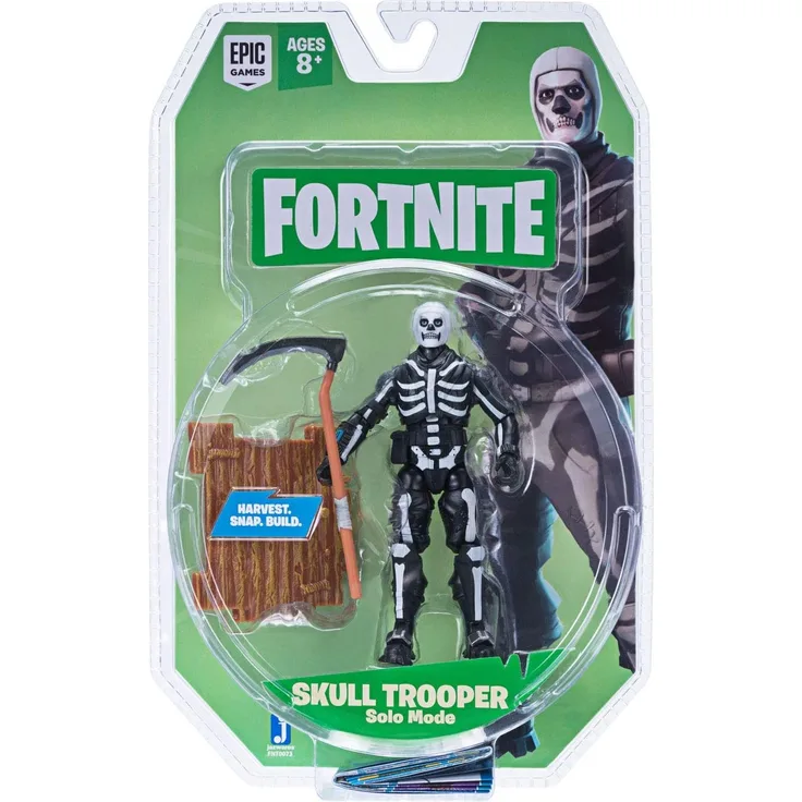 Jazwares - Fortnite FNT0073 - Solo Modus Figur Skull Trooper