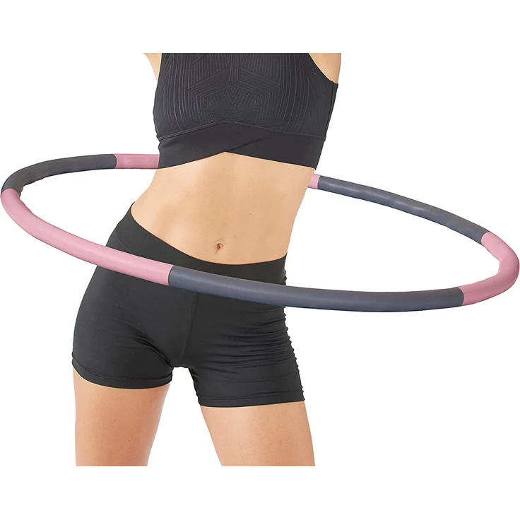 Fitness-Hoop, 90cm Durchmesser, Rosa-Anthrazit - Preisvergleich – Bild 4