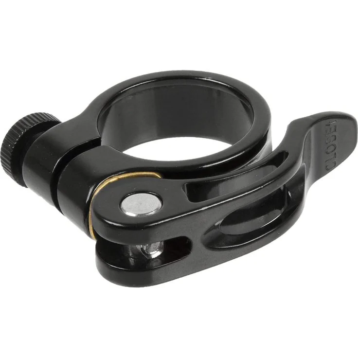 Sattelklemme mit Schnellspanner 31,8 mm Aluminium schwarz - Preisvergleich – Bild 1