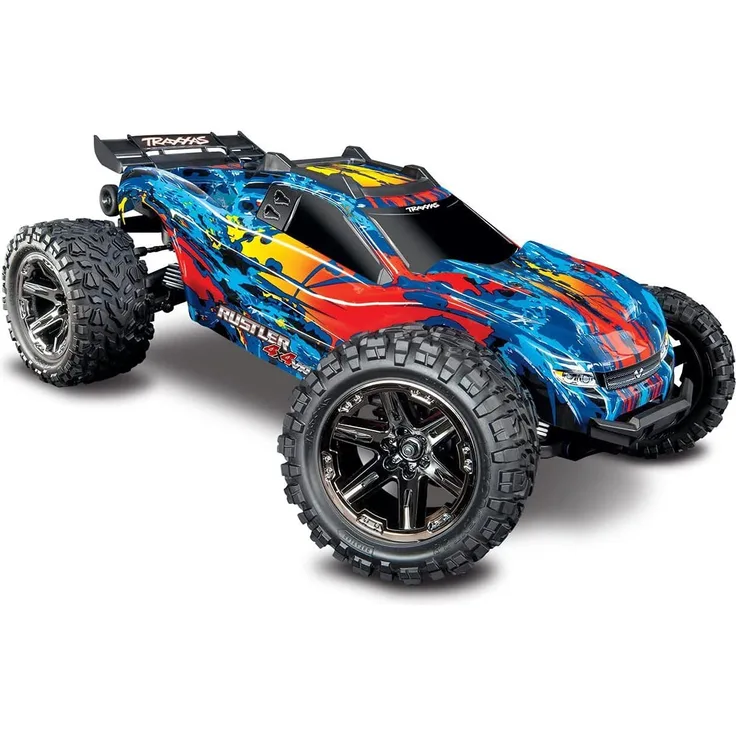 Traxxas Rustler 4x4 VXL Brushless 1:10 RC Modellauto Elektro Truggy Allradantrieb (4WD) RTR 2,4 GHz