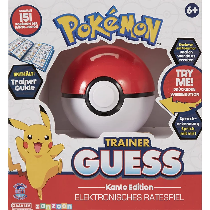 Boti 36175, elektronisches Wissensspiel, Kanto Edition, mit Spracherkennung und Trainer Guide mit Infos zu Allen 151 Pokémon, für Kinder ab 6 Jahre, bunt – Bild 2