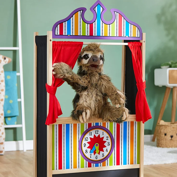 Folkmanis Handpuppe Dreifinger-Faultier - Three-Toed Sloth 3131 -FM05 – Bild 5