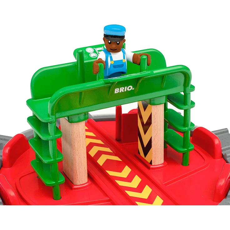 BRIO Bahn 33476 - Lok-Drehscheibe mit Kontrollbrücke - Preisvergleich – Bild 7
