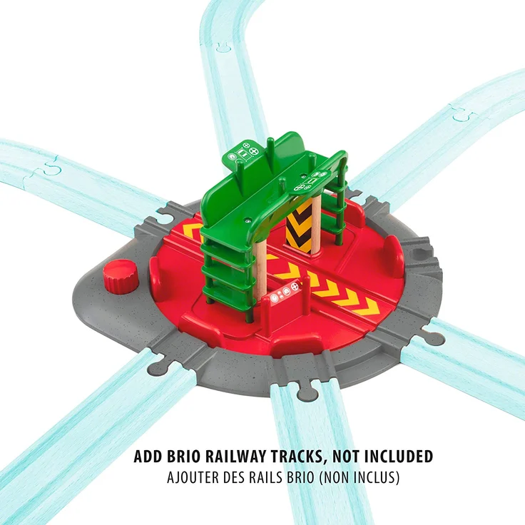 BRIO Bahn 33476 - Lok-Drehscheibe mit Kontrollbrücke - Preisvergleich – Bild 5