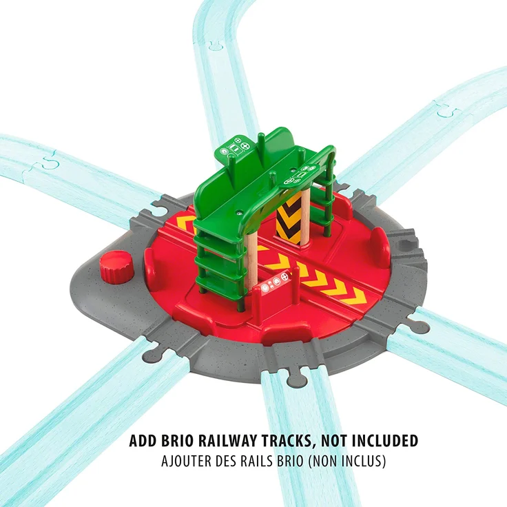 BRIO Bahn 33476 - Lok-Drehscheibe mit Kontrollbrücke - Preisvergleich – Bild 12
