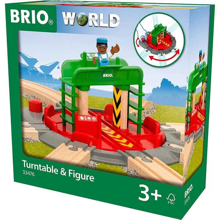 BRIO Bahn 33476 - Lok-Drehscheibe mit Kontrollbrücke - Preisvergleich – Bild 10