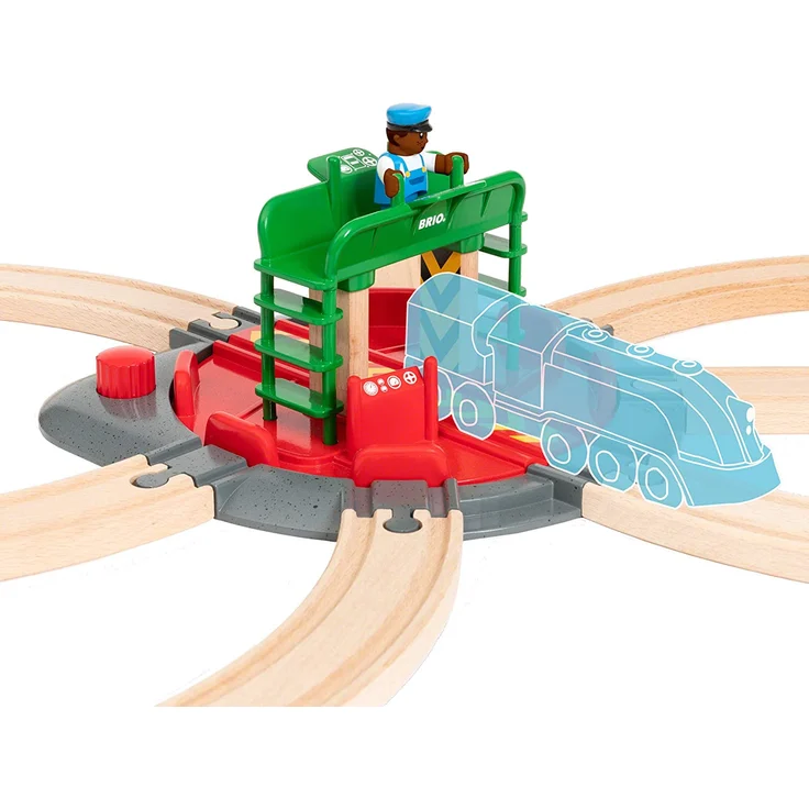 BRIO Bahn 33476 - Lok-Drehscheibe mit Kontrollbrücke - Preisvergleich – Bild 15