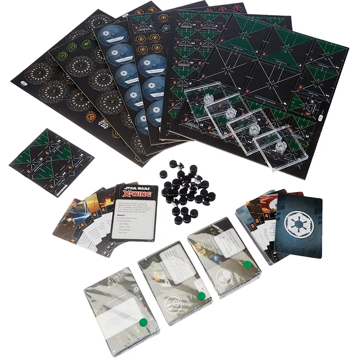 Asmodee Fantasy Flight Games FFGD4105 SW: X-Wing 2.Ed. - Galaktisches Imperium Konvert. - Erweiterung, Experten-Spiel, Deutsch