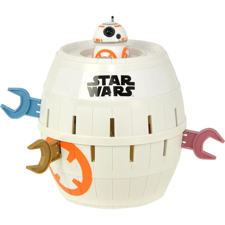 TOMY T72643 - Kinderspiel 'Pop Up BB-8' - Hochwertiges Aktionsspiel für die ganze Familie – Star Wars Spiel Verfeinert Die Geschicklichkeit Ihres Kindes - ab 4 Jahre