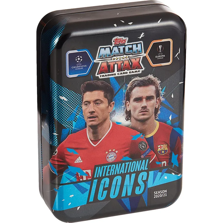 Topps Champions League 2020/21 - Trading Cards - 1 Tin Box(zufällige Auswahl)