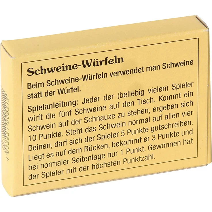Bartl 103808 Mini-Spiel Schweine-Würfeln – Bild 5