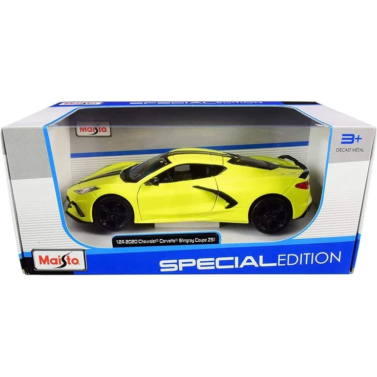 MAISTO DIE CAST 1:24 automodel 2020 Chevrolet Corvette Stingray Coupe 31527 – Bild 3