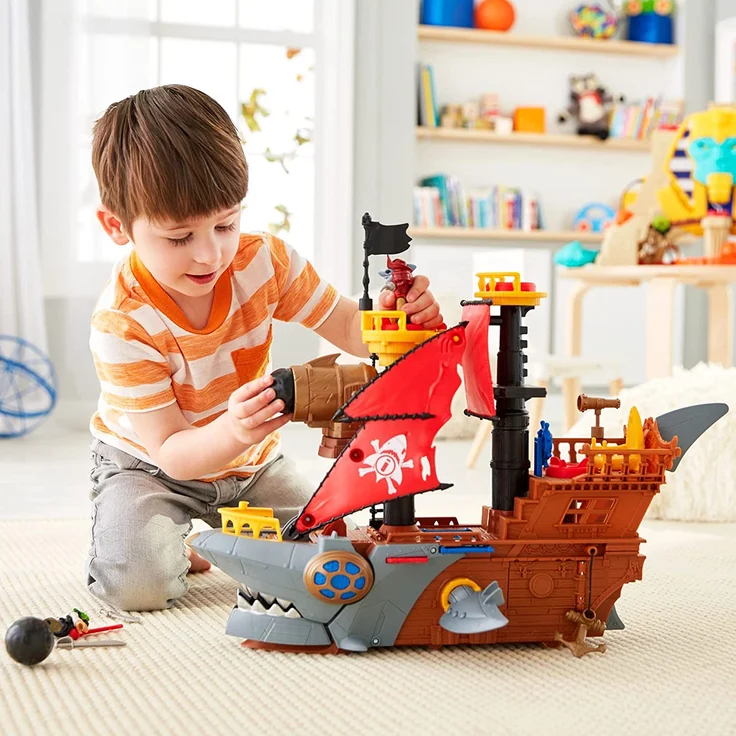 Mattel Fisher-Price DHH61 'Pirates Haimaul-Piratenschiff', Spielzeug ab 3 Jahren – Bild 2
