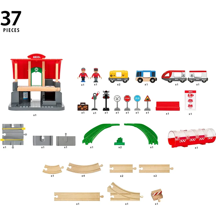 Ravensburger - BRIO Großes City Bahnhof Set - Preisvergleich – Bild 3