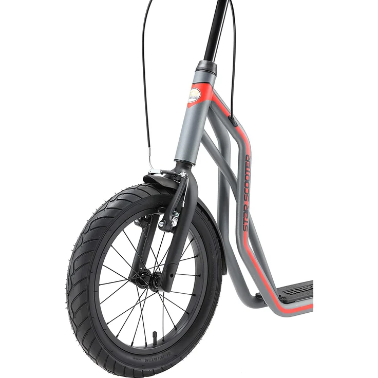 STAR SCOOTER Tretroller Kinderroller ab 8 Jahre | 16 Zoll 12 Zoll Mixed Edition | Grau – Bild 5