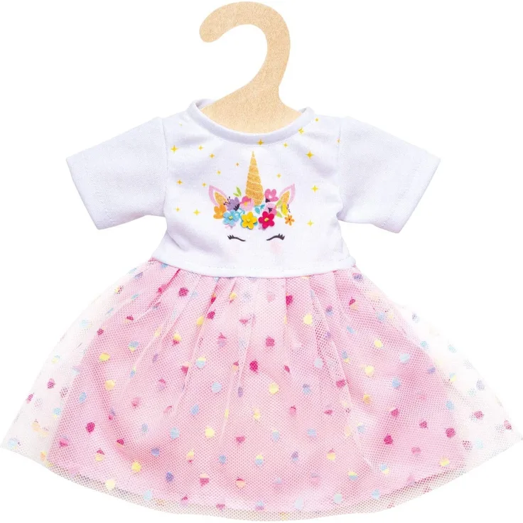 Heless Einhorn Kleid Hannah, Gr. 28-35 cm - Puppenkleid