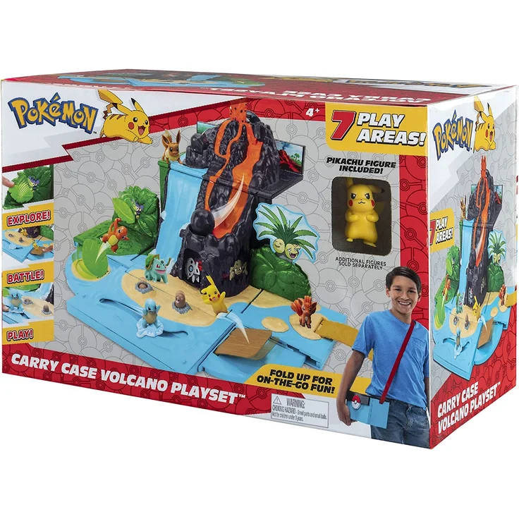 Pokémon Carry N Go Playset (Vulcano Playset) - Preisvergleich – Bild 2