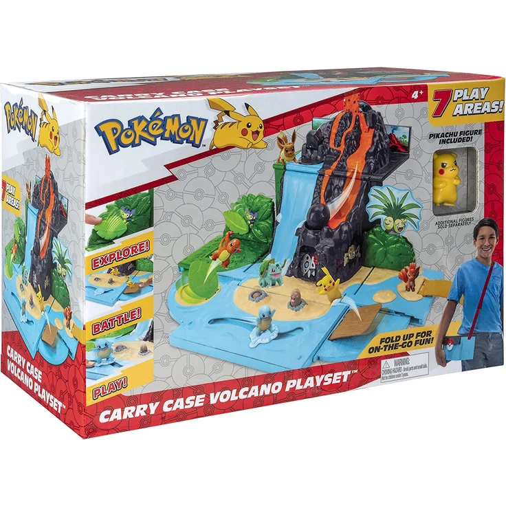 Pokémon Carry N Go Playset (Vulcano Playset) - Preisvergleich – Bild 3