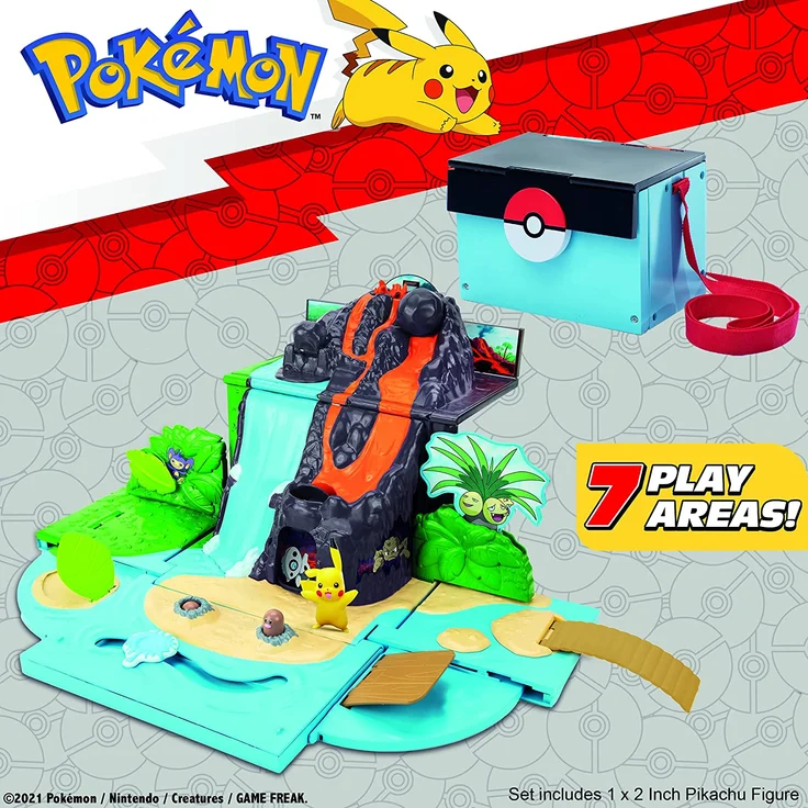 Pokémon Carry N Go Playset (Vulcano Playset) - Preisvergleich – Bild 5
