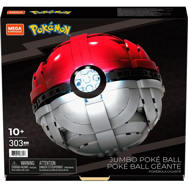 MEGA Construx HBF53 - Pokémon Jumbo Poké Ball Bauset, Bauspielzeug für Kinder, ab 8 Jahren – Bild 5