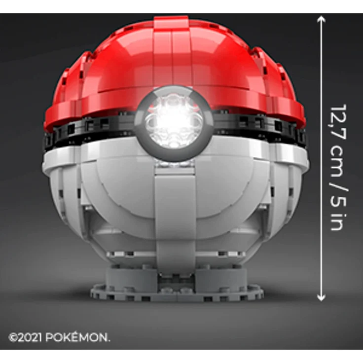 MEGA Construx HBF53 - Pokémon Jumbo Poké Ball Bauset, Bauspielzeug für Kinder, ab 8 Jahren – Bild 6