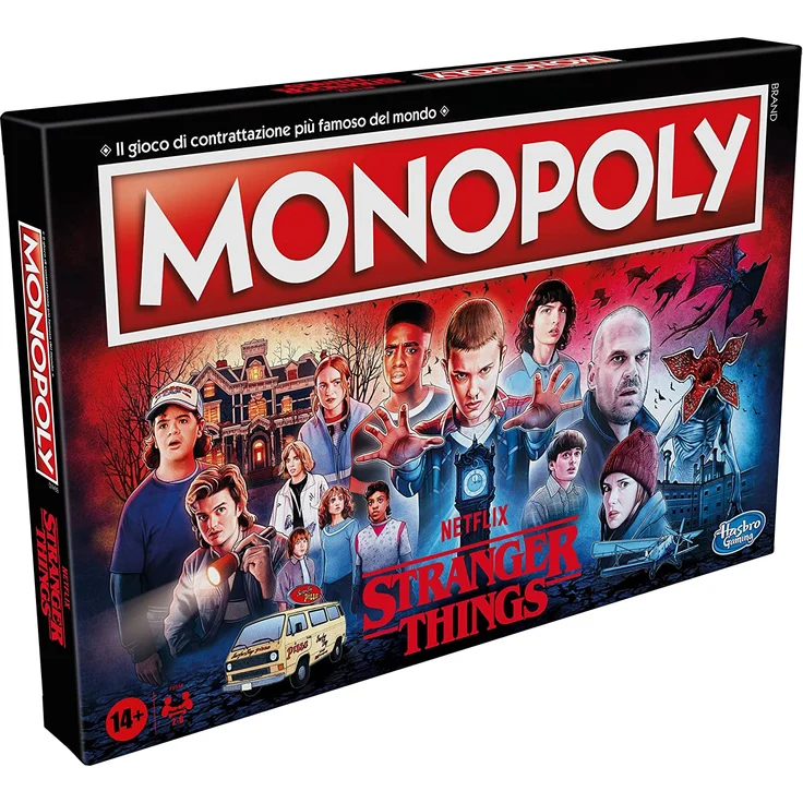 Monopoly Stranger Things Brettspiel für Erwachsene und Jugendliche ab 14 Jahren, 2 bis 6 Spieler, inspiriert von der vierten Saison von Netflix Stranger Things – Bild 2