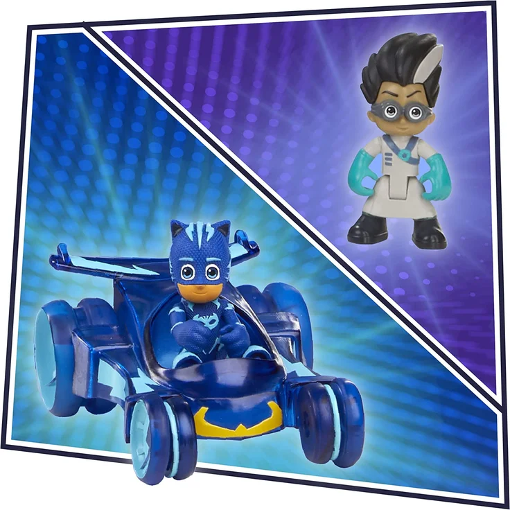 PJ Masks F2101 Deluxe Battle HQ Vorschulspielzeug, Hauptquartier Spielset mit 2 Actionfiguren und Fahrzeug für Kinder ab 3 Jahren – Bild 9
