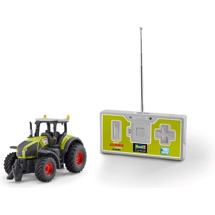 Revell Control 23488 Mini RC Traktor Claas Axion 960, 40 MHz Fernsteuerung mit Ladefunktion ferngesteuertes Auto, grün – Bild 6