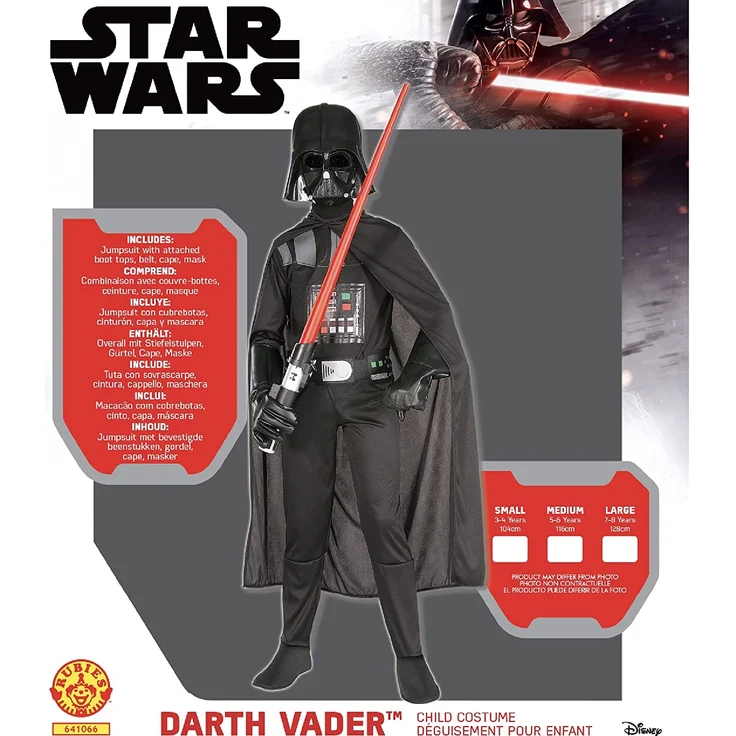 Rubie´s 641066M Star Wars Kostüm, Boys, Mehrfarbig, Age 5-6 Years, Height 116 cm – Bild 5
