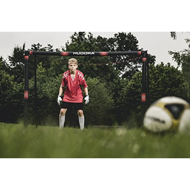 HUDORA 76915,Fußballtor Pro Tect Fußball Tor für Kinder und Erwachsene, Mehrfarbig, 180x120 cm – Bild 3
