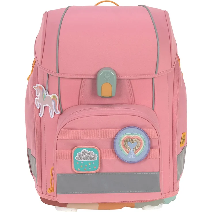 Lässig Schulranzen Set 7-teilig, Boxy Unique pink – Bild 1