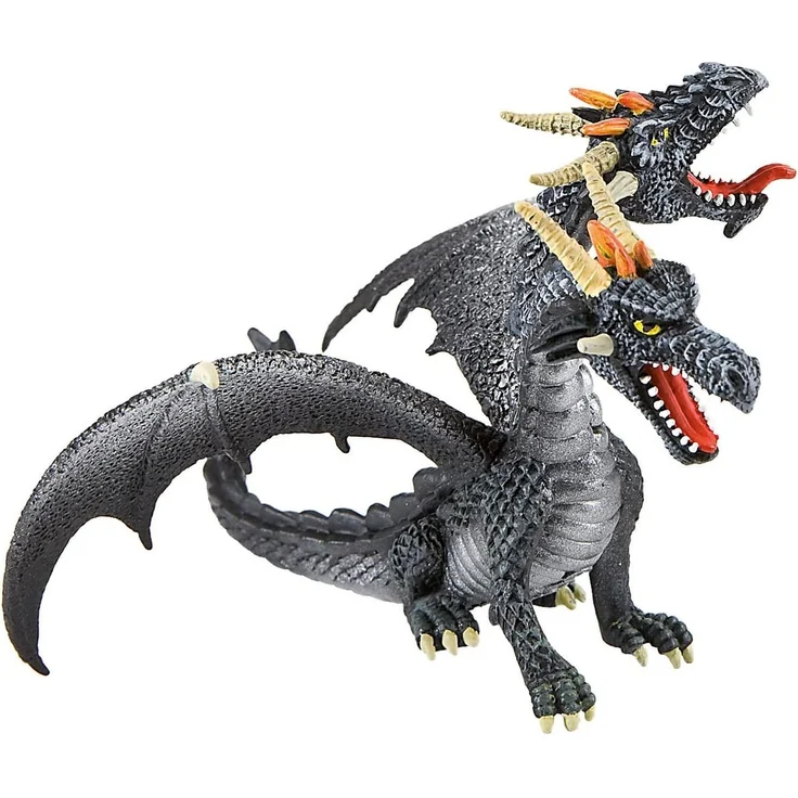 Bullyland 75597 - Drache mit 2 Köpfen - Spielfigur – Bild 1
