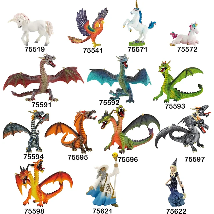 Bullyland 75597 - Drache mit 2 Köpfen - Spielfigur – Bild 2