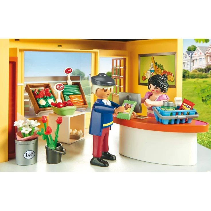 PLAYMOBIL City Life 70375 - Mein Supermarkt, ab 4 Jahren – Bild 4