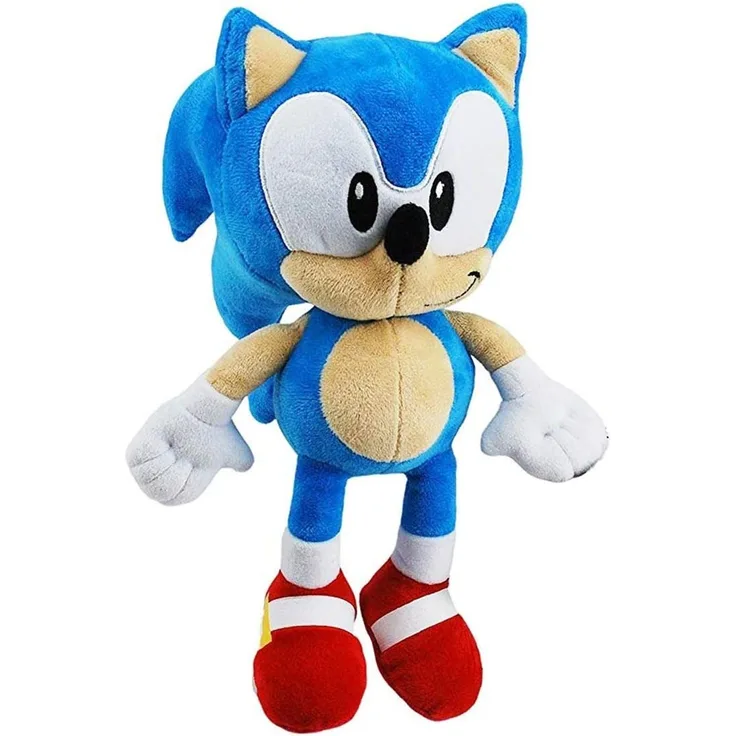 Sonic The Hedgehog - SEGA- Sonic Plüschtier, 28 cm, Farbe: