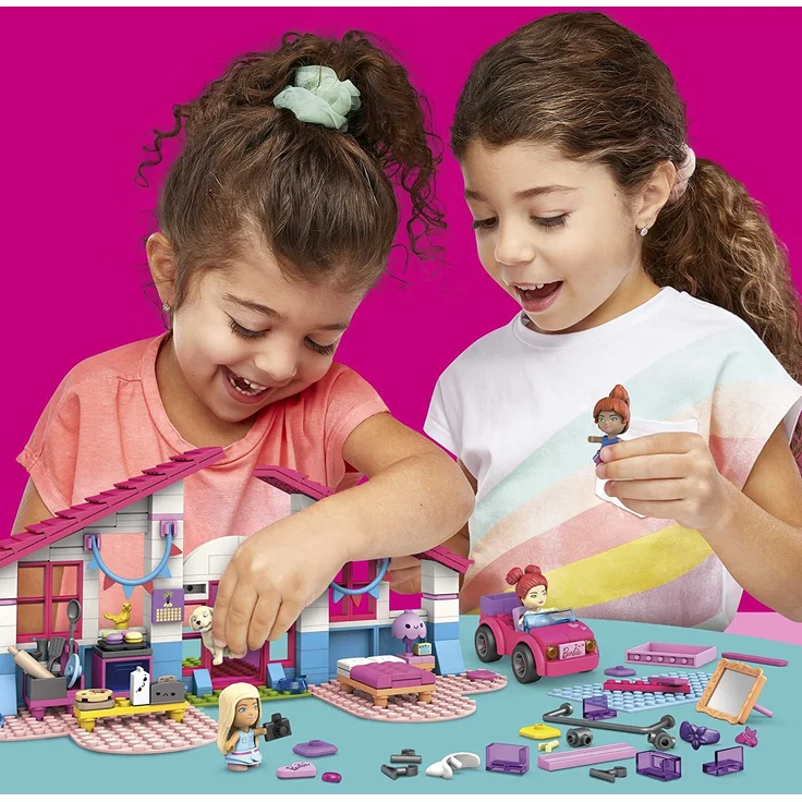MEGA Construx HBF32 - Barbie Malibu-Bauspielzeugset Bundle, Bauset mit 445 Bausteinen, ab 5 Jahren – Bild 3