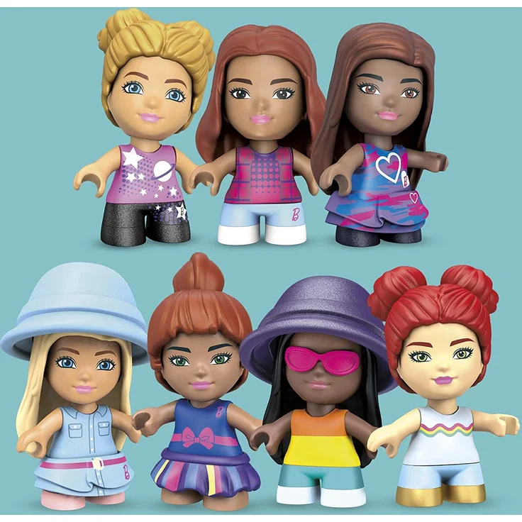 MEGA Construx HBF32 - Barbie Malibu-Bauspielzeugset Bundle, Bauset mit 445 Bausteinen, ab 5 Jahren – Bild 4