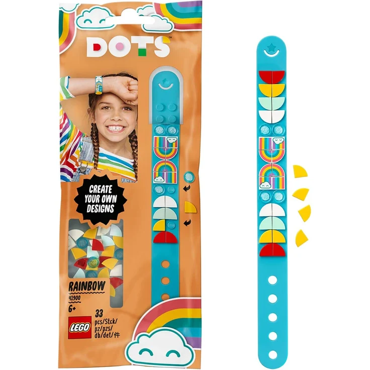 LEGO 41900 DOTS Regenbogen Armband Bastelset für individuelle Schmuck-Designs - Preisvergleich – Bild 1