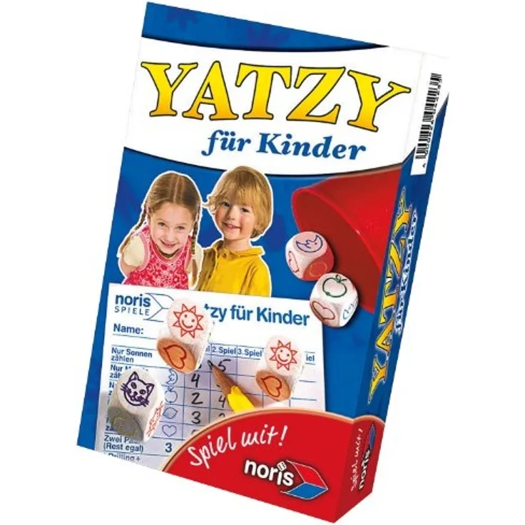 Noris 606094223 - Yatzy für Kinder, Reisespiel