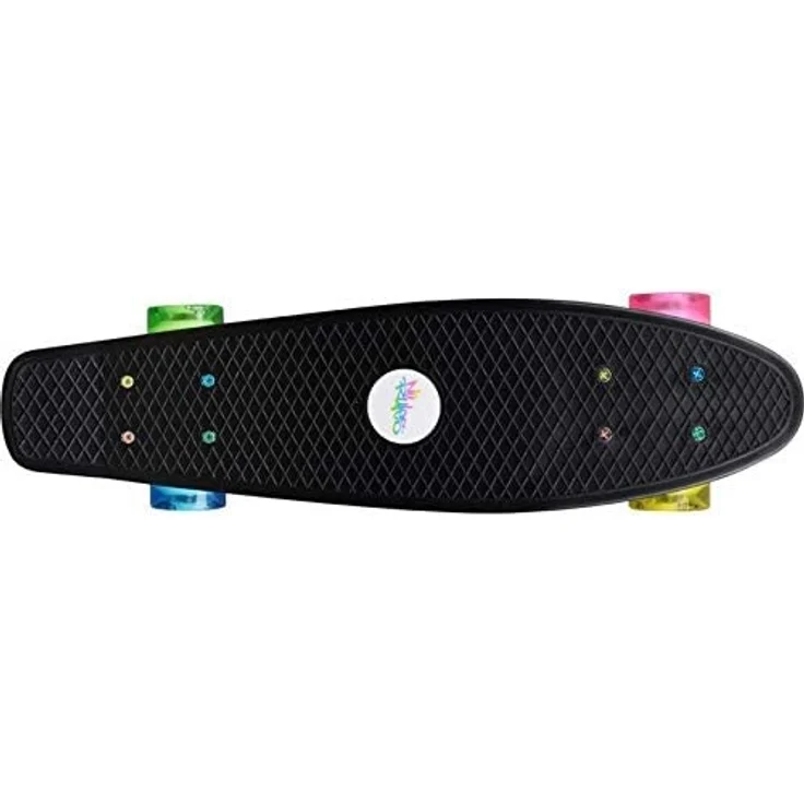 No Rules - Skateboard - fun NEON mit Leuchtrollen – Bild 4