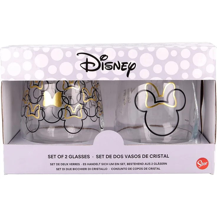 Stor Minnie Mouse 2-teiliges Becher Set 510 ml