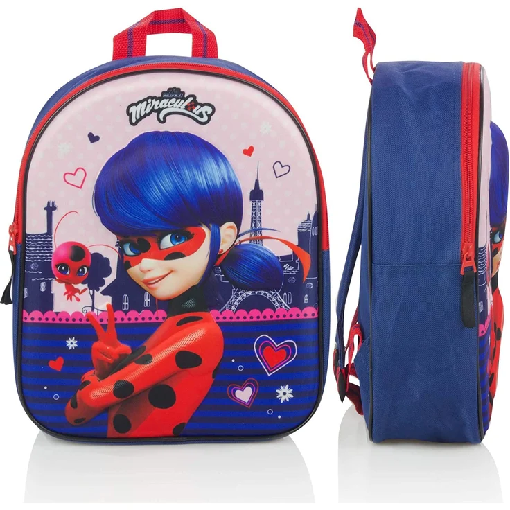 Miraculous Kinderrucksack - Ladybug - Rot und Blau – Bild 3