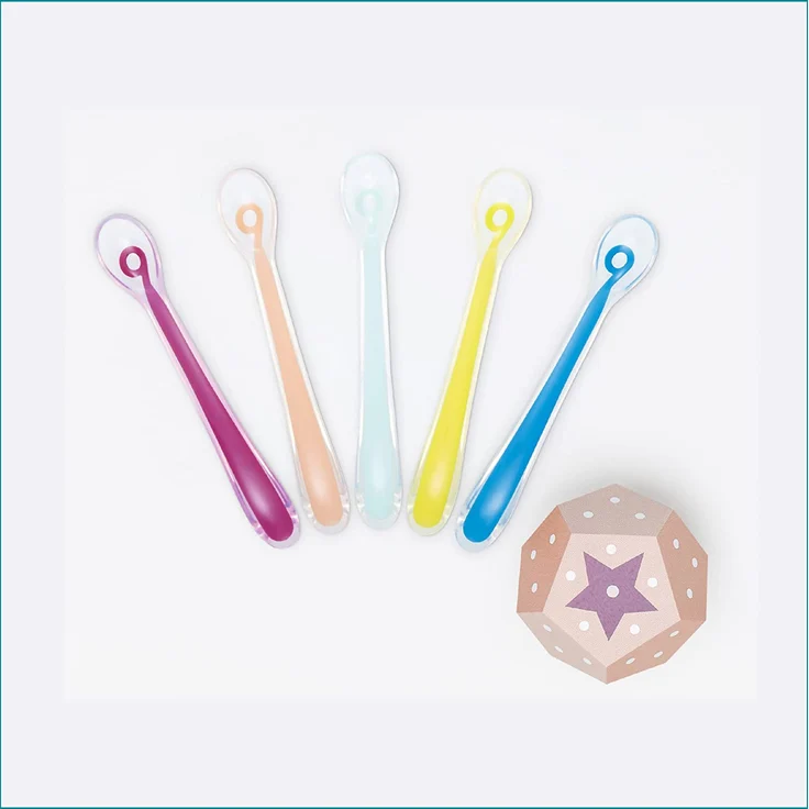 Babymoov Silikonlöffel 5er Set für Babys, extrasanft und ideal zum Start in die Beikost – Bild 2