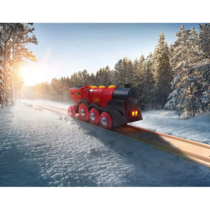 BRIO Eisenbahn Elektrische Lok, Brio World Eisenbahn Zubehör, Holzeisenbahn, Rote Lola - Preisvergleich – Bild 6