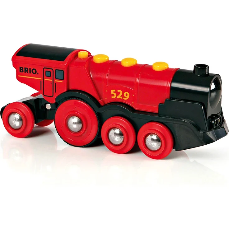 BRIO Eisenbahn Elektrische Lok, Brio World Eisenbahn Zubehör, Holzeisenbahn, Rote Lola - Preisvergleich – Bild 10